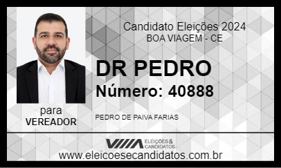 Candidato DR PEDRO 2024 - BOA VIAGEM - Eleições