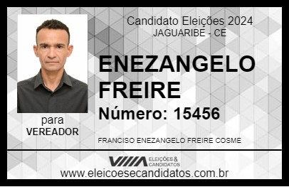 Candidato ENEZANGELO FREIRE 2024 - JAGUARIBE - Eleições