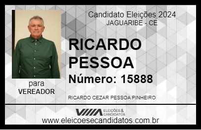 Candidato RICARDO PESSOA 2024 - JAGUARIBE - Eleições