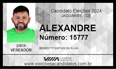 Candidato ALEXANDRE 2024 - JAGUARIBE - Eleições