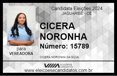 Candidato CICERA NORONHA 2024 - JAGUARIBE - Eleições