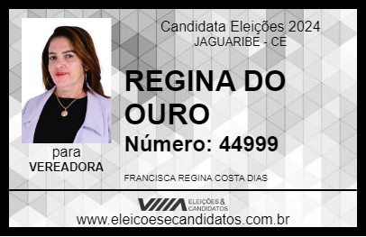 Candidato REGINA DO OURO 2024 - JAGUARIBE - Eleições