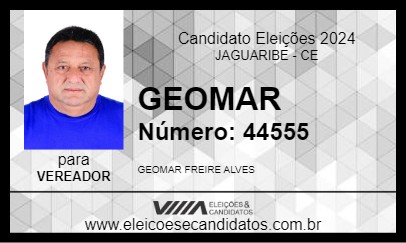 Candidato GEOMAR 2024 - JAGUARIBE - Eleições