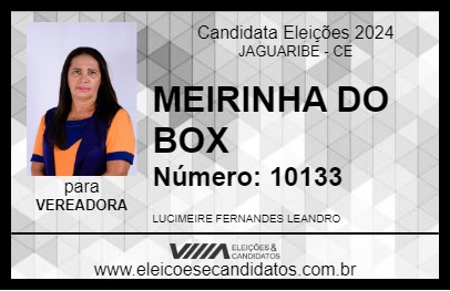 Candidato MEIRINHA DO BOX 2024 - JAGUARIBE - Eleições