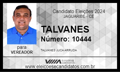 Candidato TALVANES 2024 - JAGUARIBE - Eleições