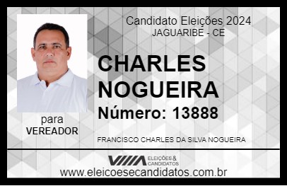 Candidato CHARLES NOGUEIRA 2024 - JAGUARIBE - Eleições