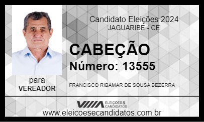 Candidato CABEÇÃO 2024 - JAGUARIBE - Eleições