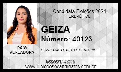 Candidato GEIZA 2024 - ERERÉ - Eleições