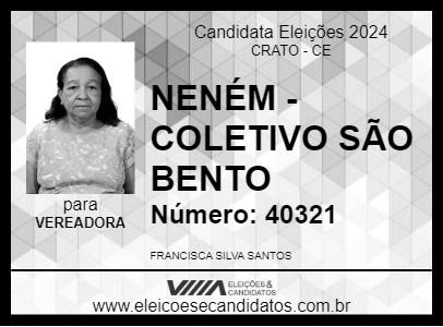 Candidato NENÉM - COLETIVO SÃO BENTO 2024 - CRATO - Eleições