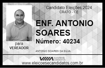 Candidato ENF. ANTONIO SOARES 2024 - CRATO - Eleições