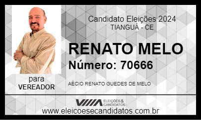 Candidato RENATO MELO 2024 - TIANGUÁ - Eleições