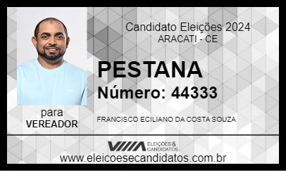 Candidato PESTANA 2024 - ARACATI - Eleições