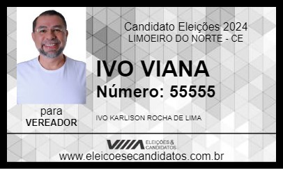 Candidato IVO VIANA 2024 - LIMOEIRO DO NORTE - Eleições