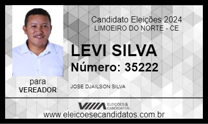 Candidato LEVI SILVA 2024 - LIMOEIRO DO NORTE - Eleições