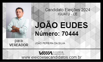 Candidato JOÃO EUDES 2024 - IGUATU - Eleições