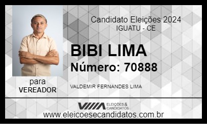 Candidato BIBI LIMA 2024 - IGUATU - Eleições