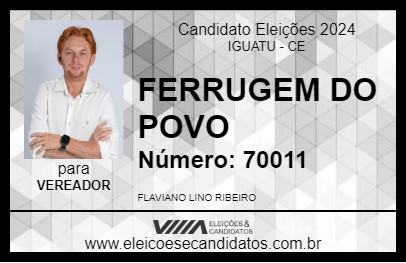 Candidato FERRUGEM DO POVO 2024 - IGUATU - Eleições