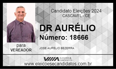 Candidato DR AURÉLIO 2024 - CASCAVEL - Eleições