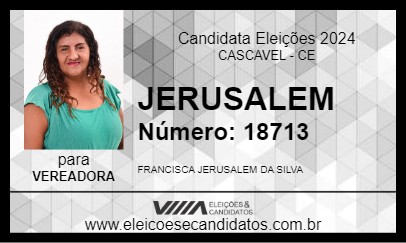 Candidato JERUSALEM 2024 - CASCAVEL - Eleições