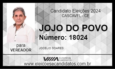 Candidato JOJO 2024 - CASCAVEL - Eleições