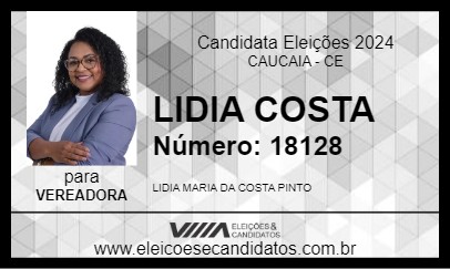 Candidato LIDIA COSTA 2024 - CAUCAIA - Eleições