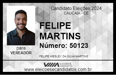 Candidato FELIPE MARTINS 2024 - CAUCAIA - Eleições