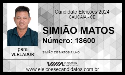 Candidato SIMIÃO MATOS 2024 - CAUCAIA - Eleições