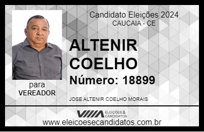 Candidato ALTENIR COELHO 2024 - CAUCAIA - Eleições