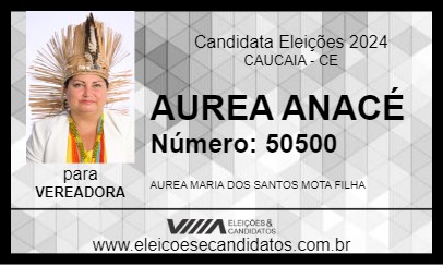 Candidato AUREA ANACÉ 2024 - CAUCAIA - Eleições