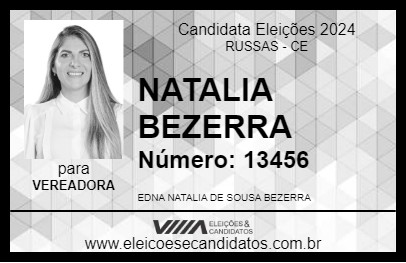 Candidato NATALIA BEZERRA 2024 - RUSSAS - Eleições