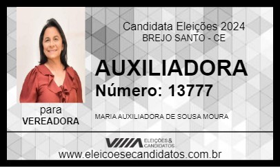 Candidato AUXILIADORA 2024 - BREJO SANTO - Eleições