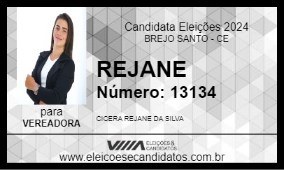 Candidato REJANE 2024 - BREJO SANTO - Eleições