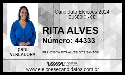 Candidato RITA ALVES 2024 - EUSÉBIO - Eleições