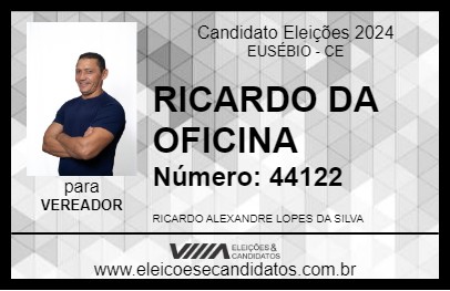 Candidato RICARDO DA OFICINA 2024 - EUSÉBIO - Eleições