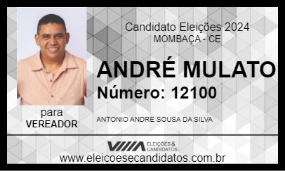 Candidato ANDRÉ MULATO 2024 - MOMBAÇA - Eleições