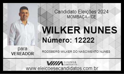 Candidato WILKER NUNES 2024 - MOMBAÇA - Eleições