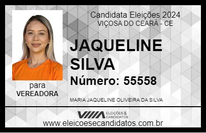 Candidato JAQUELINE SILVA 2024 - VIÇOSA DO CEARÁ - Eleições