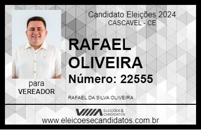 Candidato RAFAEL OLIVEIRA 2024 - CASCAVEL - Eleições