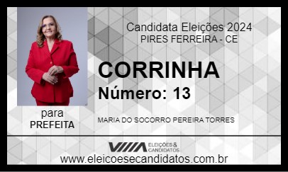 Candidato CORRINHA 2024 - PIRES FERREIRA - Eleições