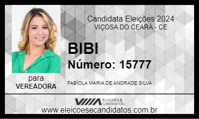 Candidato BIBI 2024 - VIÇOSA DO CEARÁ - Eleições