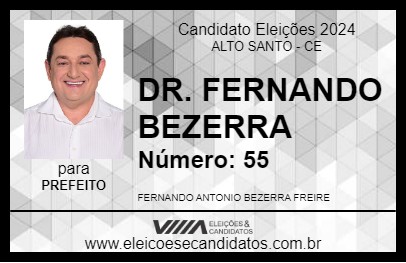 Candidato DR. FERNANDO BEZERRA 2024 - ALTO SANTO - Eleições