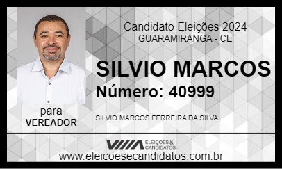 Candidato SILVIO MARCOS 2024 - GUARAMIRANGA - Eleições