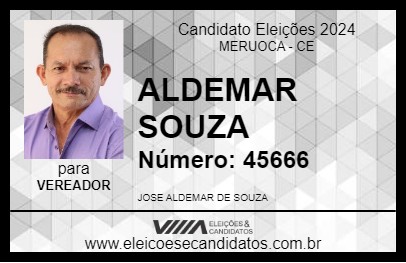 Candidato ALDEMAR SOUZA 2024 - MERUOCA - Eleições