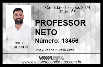 Candidato PROFESSOR NETO 2024 - TAUÁ - Eleições