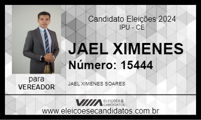 Candidato JAEL XIMENES 2024 - IPU - Eleições