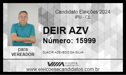 Candidato DEIR AZV 2024 - IPU - Eleições