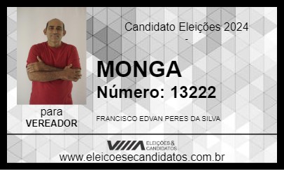 Candidato MONGA 2024 - IPU - Eleições