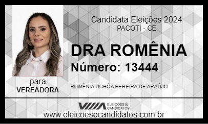 Candidato DRA ROMÊNIA 2024 - PACOTI - Eleições