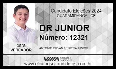 Candidato DR JUNIOR 2024 - GUARAMIRANGA - Eleições