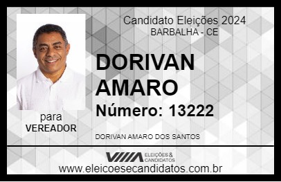 Candidato DORIVAN AMARO 2024 - BARBALHA - Eleições